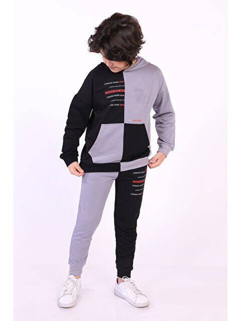 Toontoykids Erkek Çocuk Kanguru Cepli Eşofman Takım - S000359039-20600