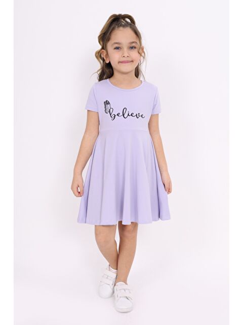 Toontoykids Kız Çocuk Baskılı Elbise - S000359077-23370