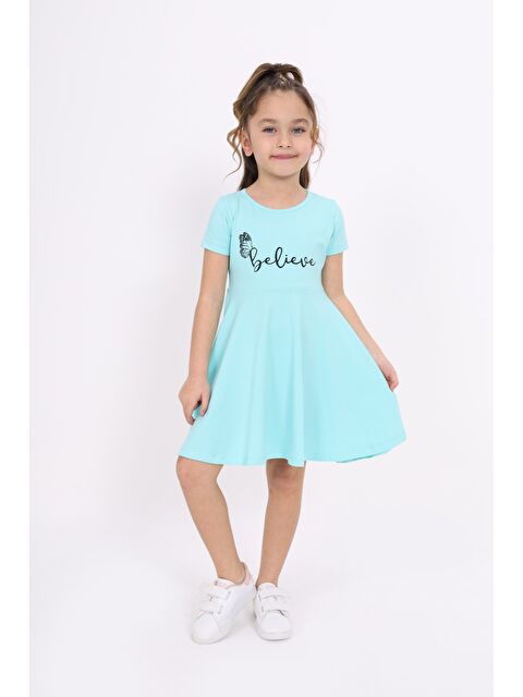 Toontoykids Kız Çocuk Baskılı Elbise - S000359077-20055