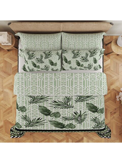 Evmila Baskılı,Desenli Çift Kişilik Nevresim Takımı (ÇARŞAFSIZ) 200x220 cm - S000244409-23173