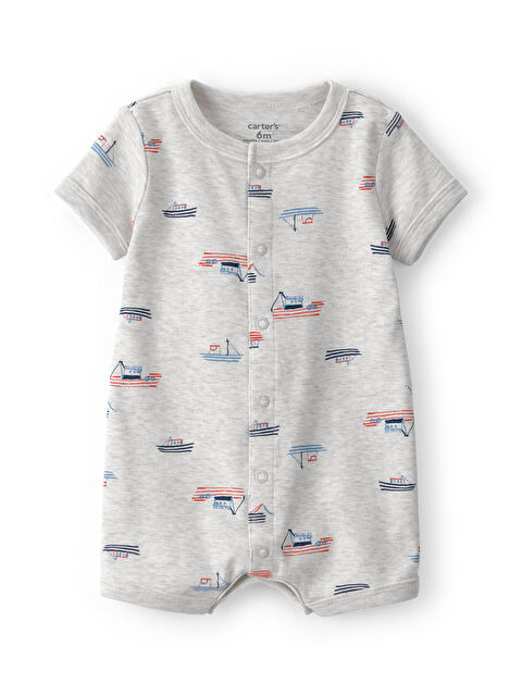 Carter's Erkek Bebek Kısa Tulum 3 Ay-24 Ay Çok Renkli
