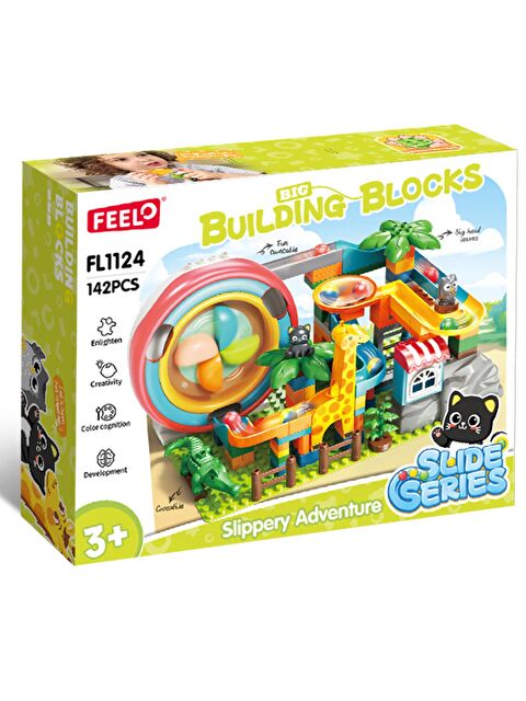 Seher Hediyelik Eşya Seher Oyuncak 142 Parça Monte Edilebilir Yapı Seti - Yeşil Standart