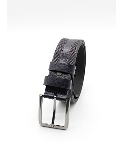 İMZA Koyu Lacivert Tokalı Analin Kemer - S000356480-29672