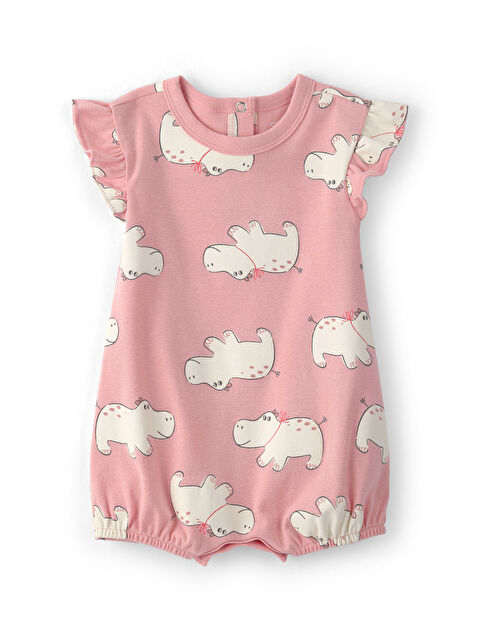 Carter's Kız Bebek Kısa Tulum 3 Ay-24 Ay Pembe