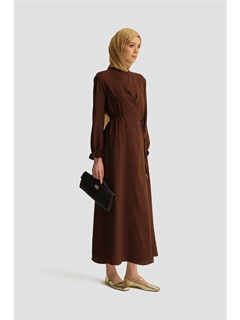ARMİNE Anvelop Elbise 25Yh9230 Açık Kahve - S000372485-29705
