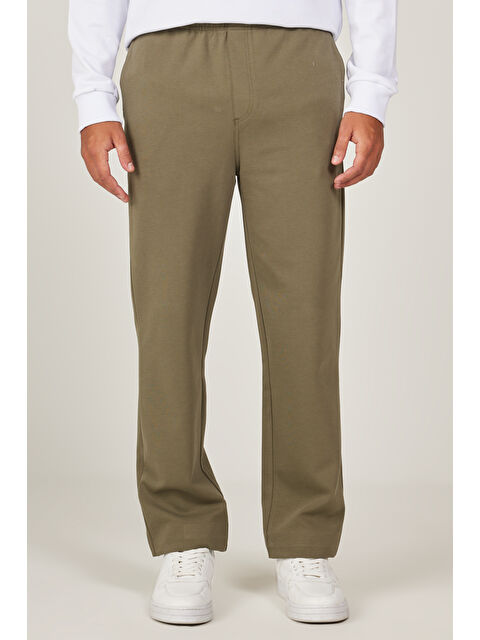 AC&Co / Altınyıldız Classics Erkek Haki Standart Fit Normal Kesim Pamuklu Pantolon