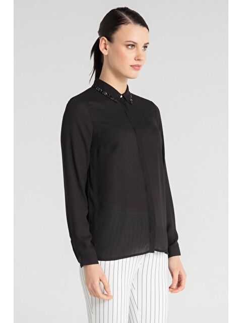 Pera Moda Yakası Boncuk Özellikli Gömlek - S000488858-19351