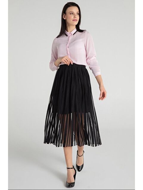 Pera Moda Yakası Boncuk Özellikli Gömlek - S000488858-20024