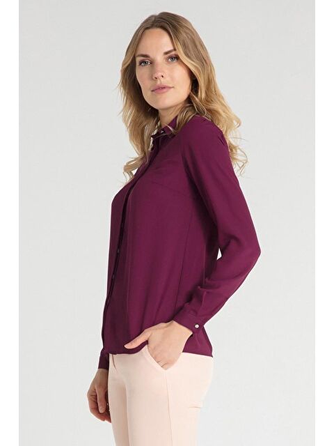 Pera Moda Yakası Boncuk Özellikli Gömlek - S000488858-20036