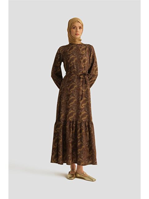 ARMİNE Trend Elbise 25Yt906 Kahverengi - S000389187-19413