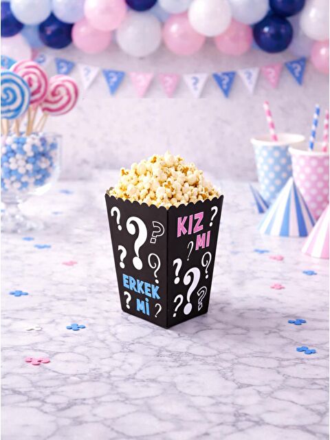 Parti Adresi Cinsiyet Öğrenme Partisi Temalı Mısır Kutusu Siyah 8'li - S000501127-19351