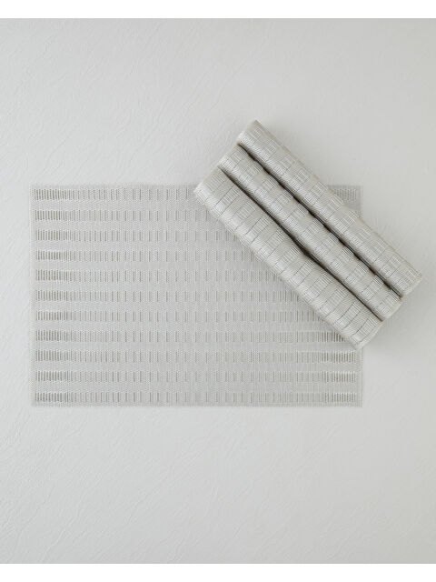 English Home Gridify Pvc 4'lü Amerikan Servis 30x45 cm Bej - S000530908-19928