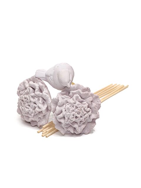 Missi Bloom & Breeze Serisi- Lila Seramik Taşlı Doğal Bambu Kamış Seti - S000530927-17878