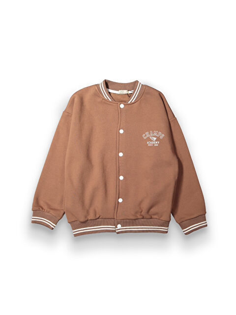 Mr Tuffy Erkek Çocuk 3 İplik Oversize Kolej Ceket - S000300425-19413