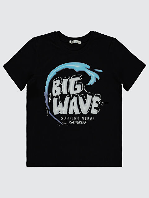 Civil Boys Erkek Çocuk Tişört 10-13 Yaş Siyah