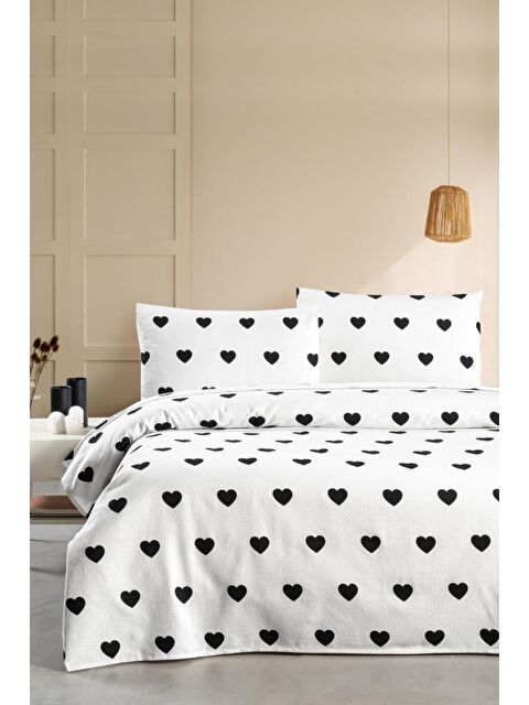 Mulberry Hamlet Tek Kişilik Çarşafı Lastikli Pike Yatak Örtüsü 170 x 230