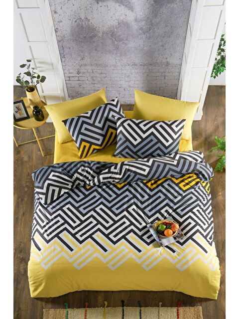 Mulberry Violet Nevresim Takımı Ranforce Çift Kişilik 200x220