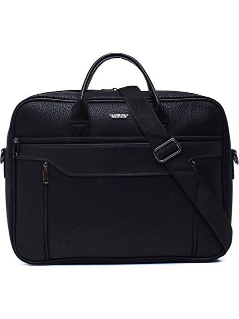 Cambridge Polo Club Suni Deri Evrak Çantası Siyah PLEVR50092-S - S000232411-19351