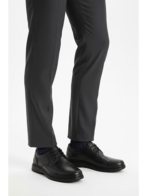 Ayakmod Siyah Hakiki Deri Erkek Casual Ayakkabı DSN 2038 M - S000445395-19351