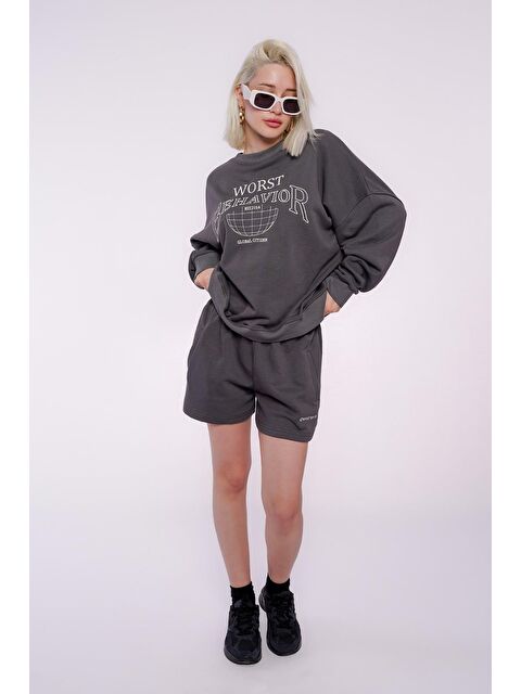 Madmext Madmext Füme Kadın Şort Takımı Mg1170 - S000030687-33408
