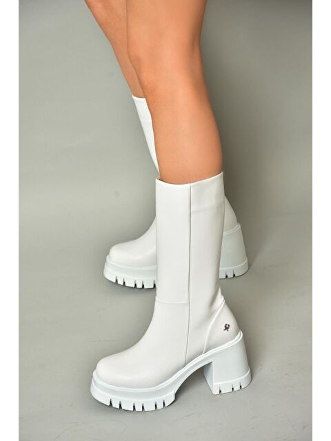 Fox Shoes T9737901 Beyaz Kadın Çizme - S000285799-20063