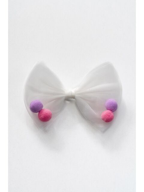 Magu Tül Ponponlu Fiyonk Saç Tokası Kız Çocuk - S000465441-20063