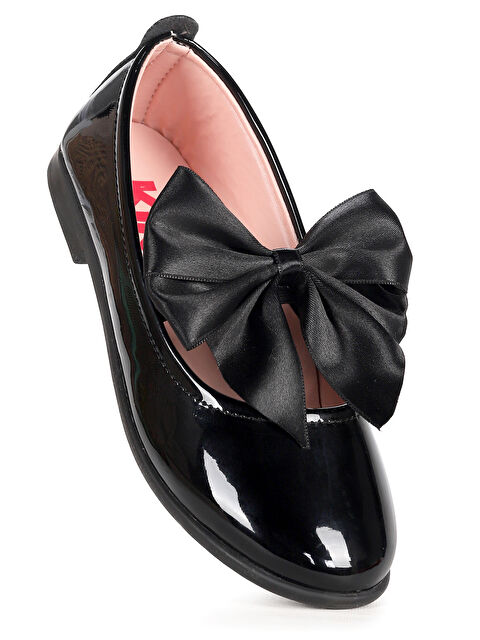 Kiko Kids Tari Rugan Fiyonk Lastikli Kız Çocuk Babet Ayakkabı - S000342937-19351