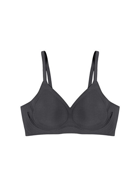 Koza İç Giyim Balensiz Lazer Dilim Detaylı Dekolte Çapraz Tüllü Dikişsiz Sütyen - S000526435-19351