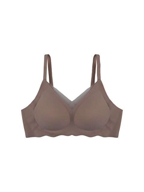 Koza İç Giyim Balensiz Lazer Dilim Detaylı Dekolte Çapraz Tüllü Dikişsiz Sütyen - S000526436-19413