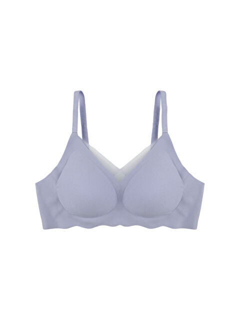 Koza İç Giyim Balensiz Lazer Dilim Detaylı Dekolte Çapraz Tüllü Dikişsiz Sütyen - S000526436-17234