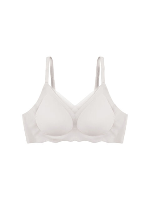 Koza İç Giyim Balensiz Lazer Dilim Detaylı Dekolte Çapraz Tüllü Dikişsiz Sütyen - S000526436-19965