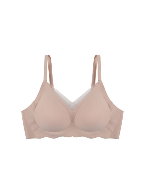 Koza İç Giyim Balensiz Lazer Dilim Detaylı Dekolte Çapraz Tüllü Dikişsiz Sütyen - S000526436-19966