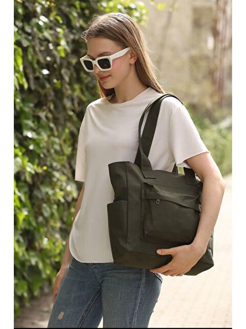 Letoon Günlük 4 Bölmeli Önden Cep Detaylı Fermuarlı Omuz Çantası - S000269329-18547