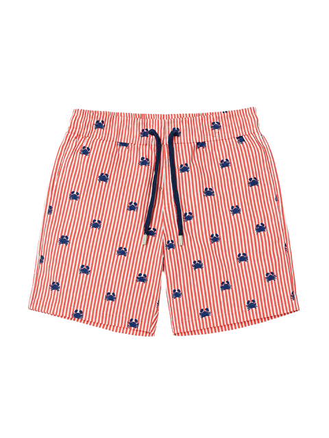 Katia And Bony Erkek Frill Wave Yengeç Desenli Deniz Şortu Mercan - S000467790-19963
