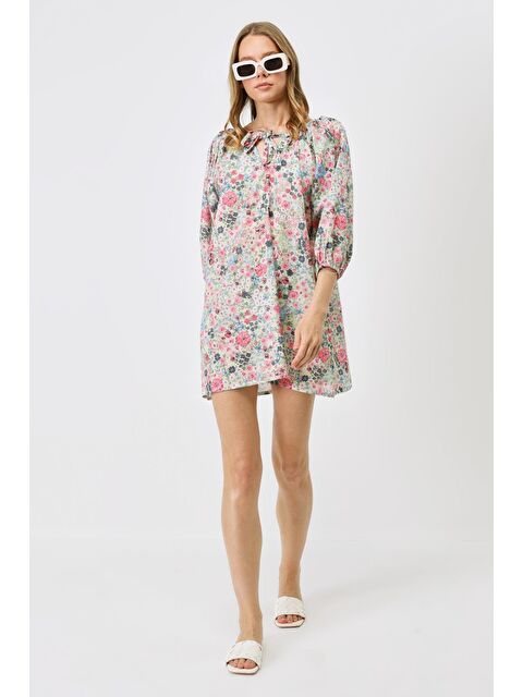 C&City Pareo Plaj Elbisesi 22327 Çiçekli - S000216802-37243