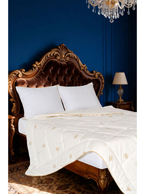 Varol Pure Woll Tek Kişilik Yün Yorgan (155x215 cm) – %100 Pamuk Kılıf | Bez Çantalı - S000496145-19966