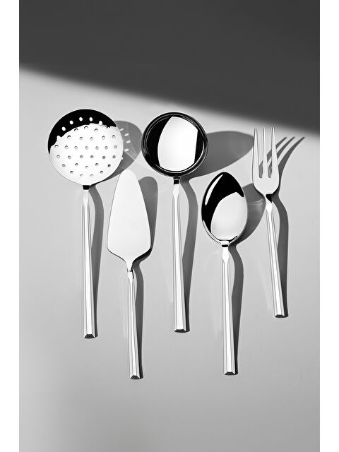 Nehir Milano Sade 5 Parça Paslanmaz Çelik Servis Takımı - S000496158-18105