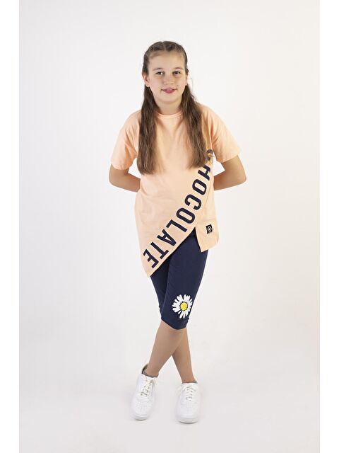 Harika Kids Kız Çocuk Baskılı Kaprili 10-13 Yaş Alt-Üst Takım - S000174481-24085