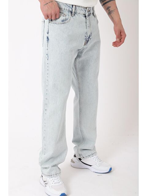 Stilkombin Rahat Baggy %100 Pamuk Jean Pantolon MM_0405 - S000379472-17437
