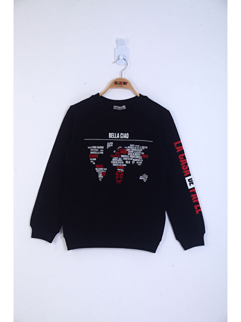 Toontoykids Erkek Çocuk Bella Ciao Baskılı Sweatshirt