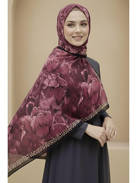 Tofisa Rustik Bloom Serisi Bambu Crash Şal Gül - 28002-GUL - S000474452-20028