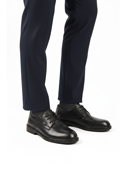 Ayakmod Siyah Hakiki Deri Erkek Casual Ayakkabı DSN 2037 M - S000445971-19351