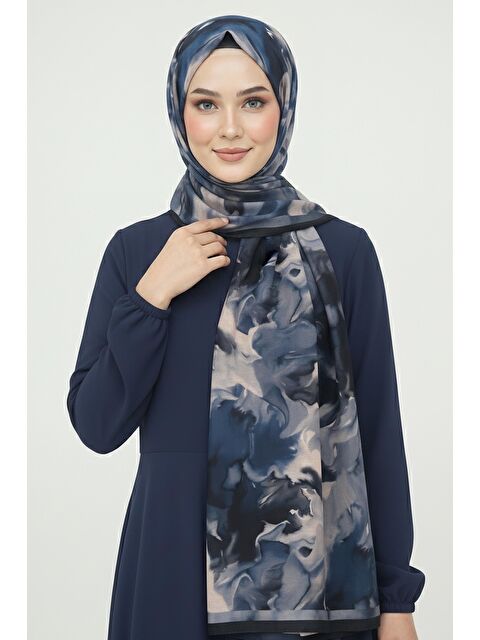 Tofisa Fluenn Aura Serisi Pamuk Şal Lacivert - 28001-LACIVERT - S000474459-21164
