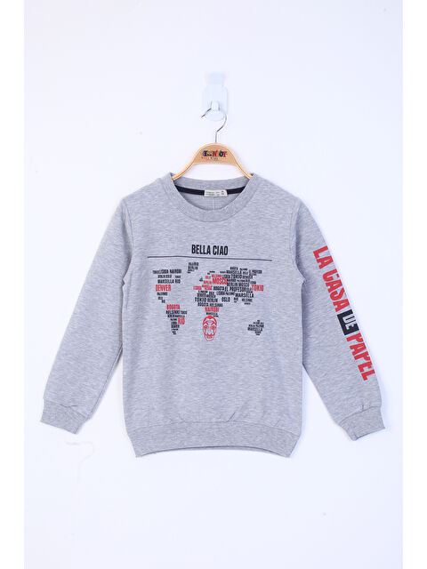 Toontoykids Erkek Çocuk Bella Ciao Baskılı Sweatshirt