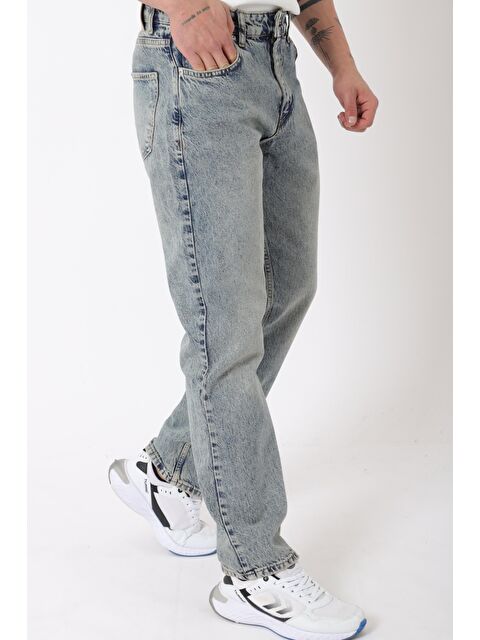 Stilkombin Rahat Baggy %100 Pamuk Jean Pantolon MM_0405 - S000379472-19416