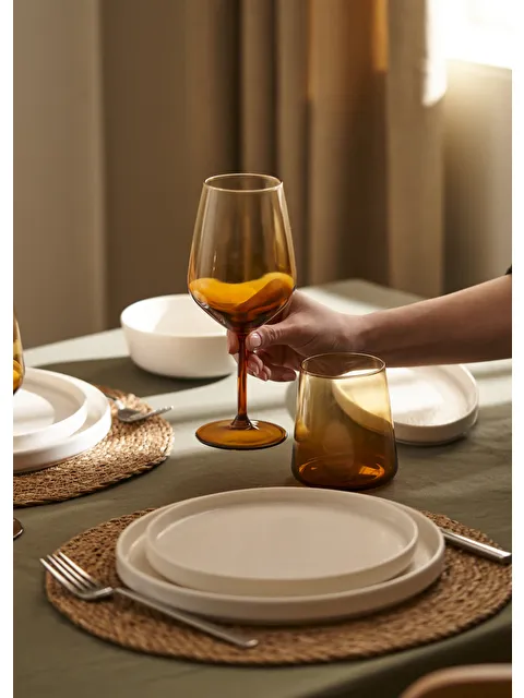 Bella Maison Lisa Bardak-Kadeh Seti 12'li Amber - S000530961-20008