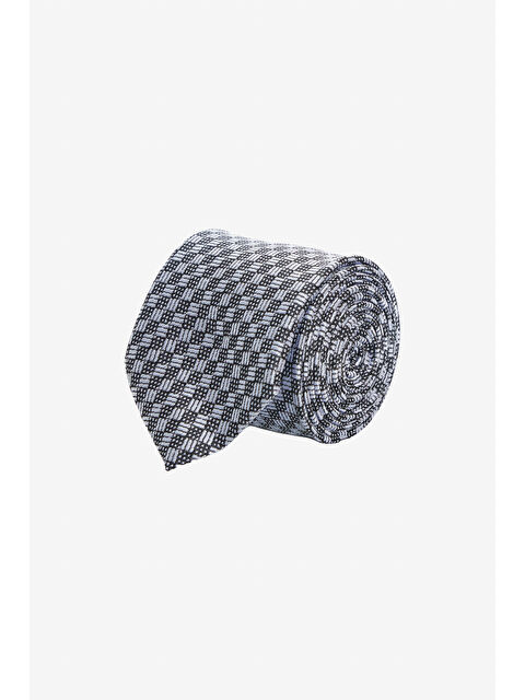 Altınyıldız Classics Erkek Gri-Siyah Desenli Kravat - S000412351-37287