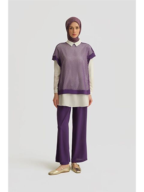 ARMİNE Trend Takım 24Yt633 Morcivert - S000372524-20042