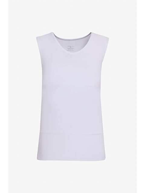 Altınyıldız Classics Erkek Beyaz Beyaz Korse Kolsuz Tişört - S000402888-20063