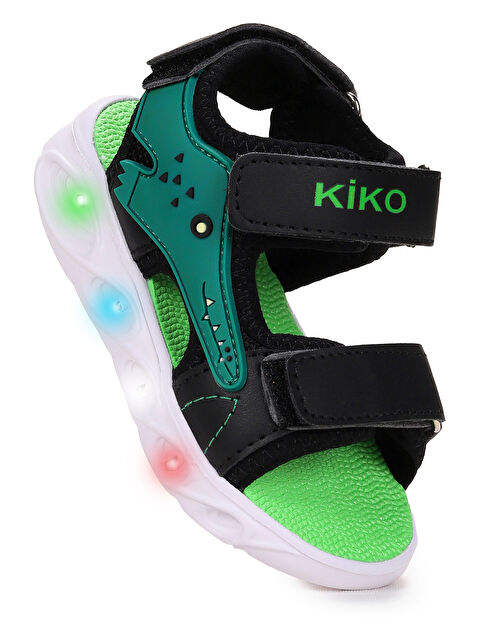 Kiko Kids Arnı Günlük Işıklı Cırtlı Erkek Bebek Sandalet Ayakkabı - S000393010-19351